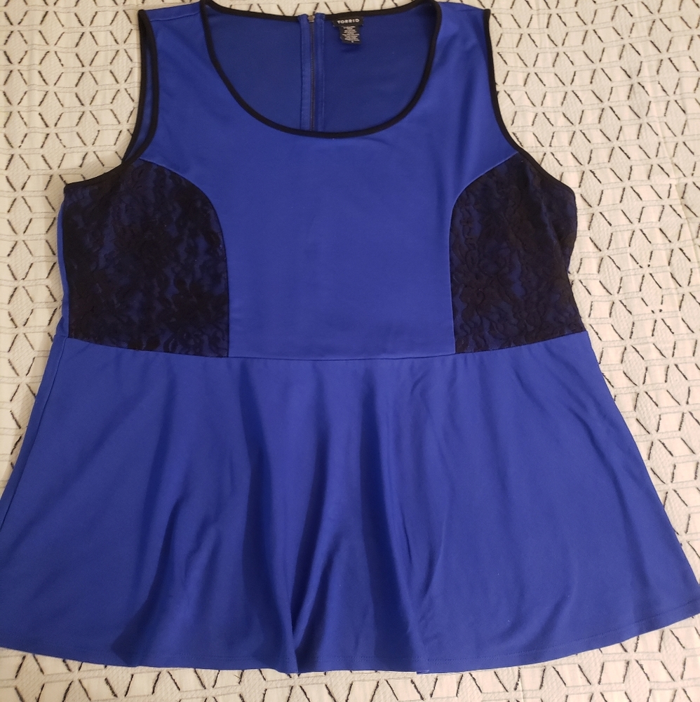 Torrid Blue Top